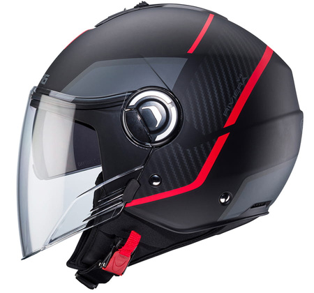 Kask Otwarty Caberg Riviera V4X Geo Red Matt