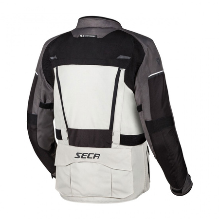 Tekstylna Kurtka Motocyklowa SECA DISCOVERY GREY
