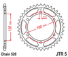 Zębatka Tylna JT JTR5.46