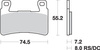 Klocki Hamulcowe SBS 734RST