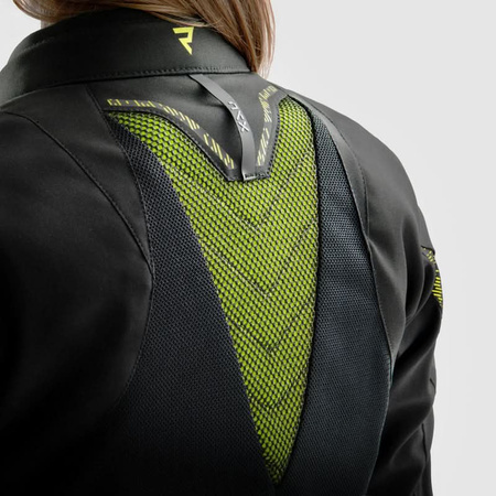 Kurtka Damska Motocyklowa REBELHORN JAX LADY BLACK/FLUO