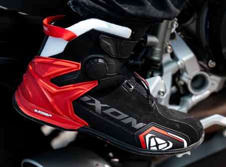 Buty Motocyklowe Turystyczne IXON BULL 2 WP BLACK RED WHITE