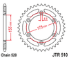 Zębatka Tylna JT JTR510.46