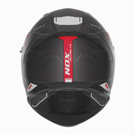 Kask Integralny Motocyklowy NOX N401 CROWER BLACK RED
