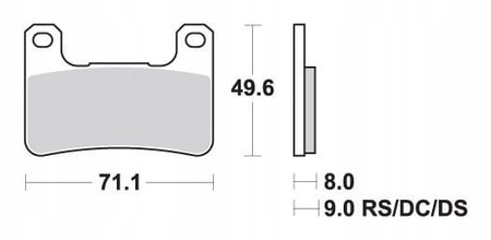 Klocki Hamulcowe SBS 806HS