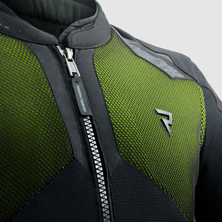 Kurtka Tekstylna Motocyklowa REBELHORN JAX Black/Fluo