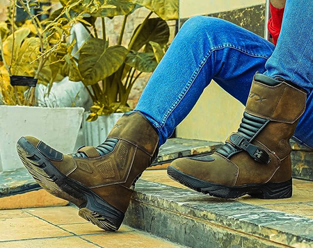Buty Motocyklowe ZRX SIERRA BLACK czarny skóra
