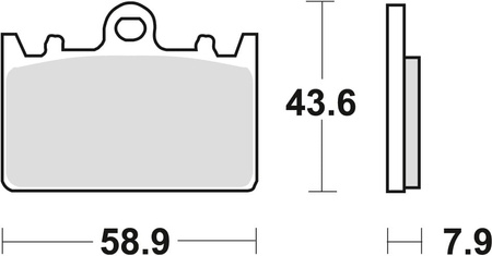 Klocki Hamulcowe TRW MCB643