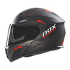 Kask Szczękowy Motocyklowy NOX N968 ULTRA BLACK RED MATT