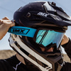 GOGLE IMX ENDURANCE RACE GOG BLACK/BLUE (SZYBA IRIDIUM BLUE + CLEAR)