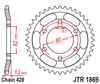 Zębatka Tylna JT JTR1869.45