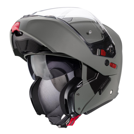 Kask Szczękowy Motocyklowy CABERG FLIP-UP HORUS X SOLID GREY MATT