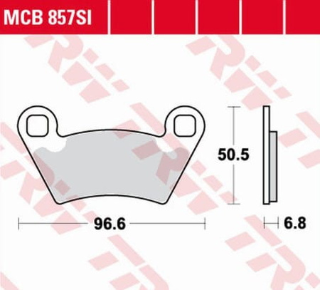 Klocki Hamulcowe TRW MCB857SI