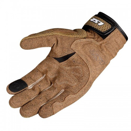 Rękawice Męskie Motocyklowe LS2 KUBRA BROWN