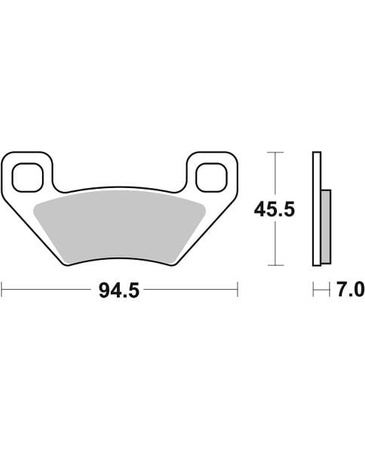 Klocki Hamulcowe SBS 822ATS