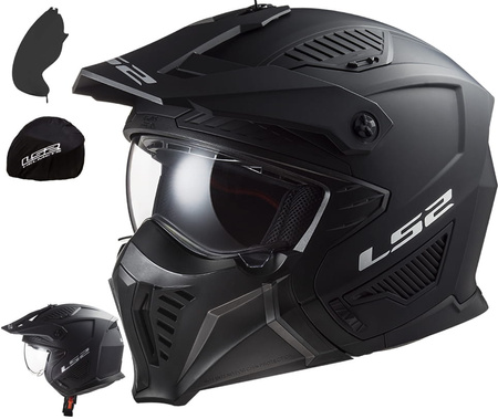 Kask Modułowy LS2 OF606 Drifter Solid Black Matt