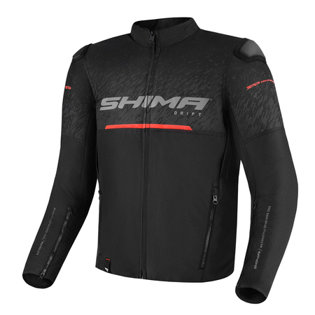 Kurtka Motocyklowa Męska SHIMA DRIFT BLACK