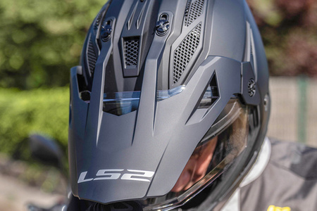 Kask Adventure LS2 MX702 PIONEER II NAMIB WHITE ORANGE