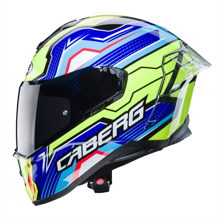 Kask Integralny Motocyklowy CABERG DRIFT EVO LB29 BLACK BLUE YELLOW