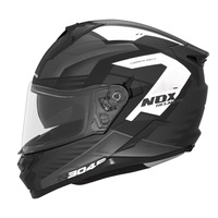 Kask Integralny Motocyklowy NOX N304 CARVER BLACK WHITE