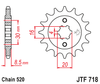Zębatka Przednia JT JTF718.13