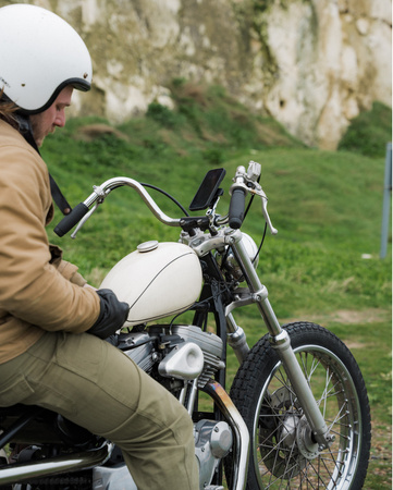 QUAD LOCK CHROMOWANA PODSTAWA MONTOWANA NA KIEROWNICY PRO