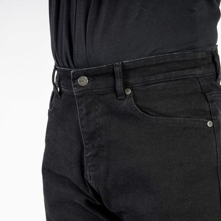 Męskie Spodnie Ozone Striker Slim Fit Black