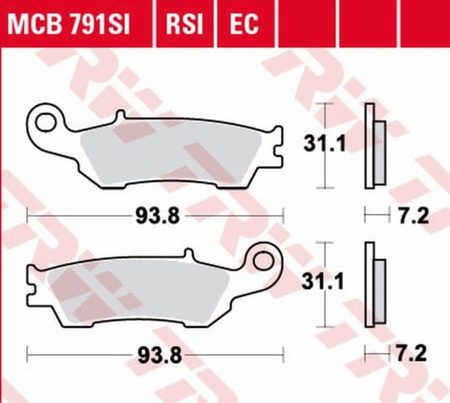 Klocki Hamulcowe TRW MCB791EC