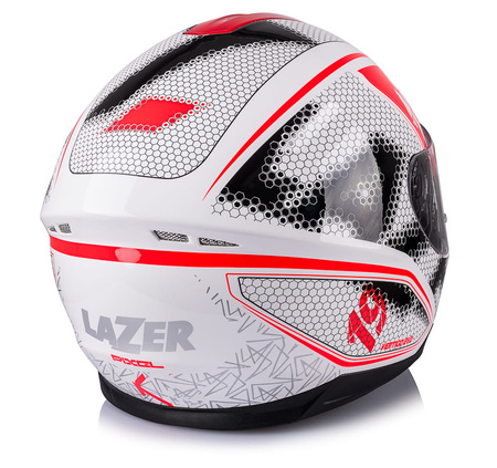 Kask Integralny Lazer Vertigo Evo Pixel White Red
