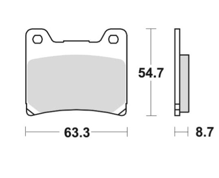 Klocki Hamulcowe TRW MCB530SV