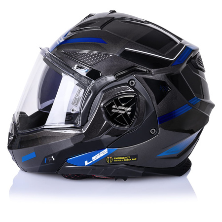 Kask Szczękowy LS2 FF901 Advant X Spectrum Black Titan