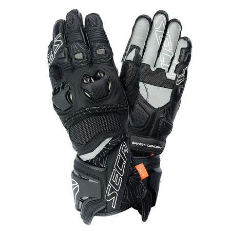 Rękawice motocyklowe Seca Ukemi Pro Black