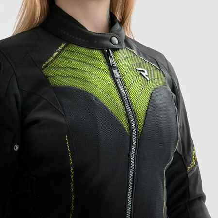 Kurtka Damska Motocyklowa REBELHORN JAX LADY BLACK/FLUO