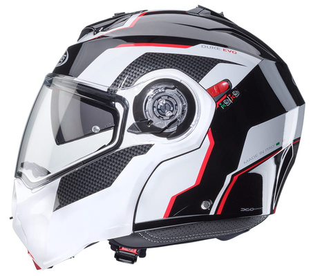 Kask Szczękowy Caberg Duke Evo Black White