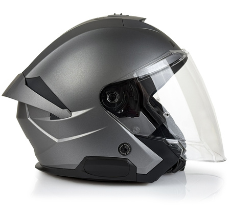 Kask Otwarty LS2 OF618 VERSO II SOLID TITANIUM szary matowy