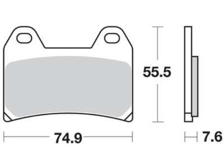 Klocki Hamulcowe TRW MCB698