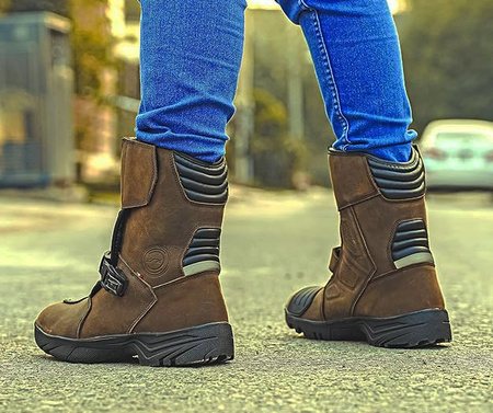Buty Motocyklowe ZRX SIERRA BLACK czarny skóra