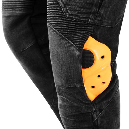 Spodnie Męskie Jeansowe Motocyklowe SECA SQUARE II BLACK