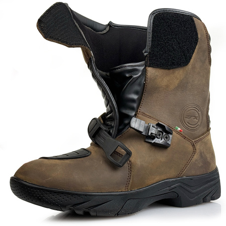 Buty Motocyklowe ZRX SIERRA BROWN brązowy skóra