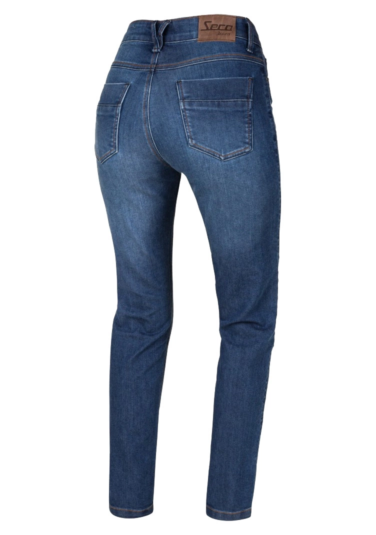 Spodnie damskie jeansowe motocyklowe SECA DELTA ONE Niebieskie