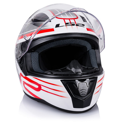 Kask Integralny LS2 FF353 Rapid II Circuit White Red