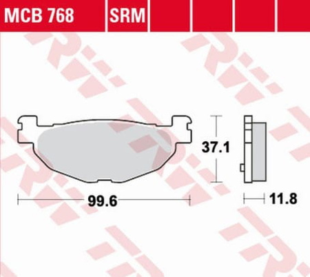 Klocki Hamulcowe TRW MCB768SRM