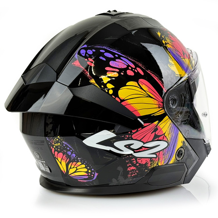 Kask Otwarty LS2 OF618 Verso II Wingz black yellow
