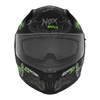 Kask Dziecięcy Integralny Motocyklowy NOX N731 ZUMBI BLACK GREEN