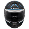 Kask Motocyklowy Integralny LS2 FF808 STREAM II GALDAM BLACK BLUE