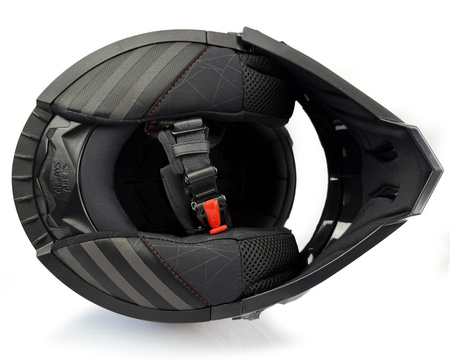 Kask Modułowy LS2 OF606 DRIFTER RAYZ czarny połysk