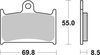 Klocki Hamulcowe SBS 624RST