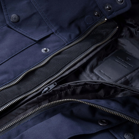 Męska Kurtka Motocyklowa Rebelhorn Hunter Navy Blue