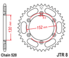 Zębatka Tylna JT JTR8.48