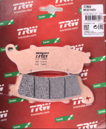 Klocki Hamulcowe TRW MCB704SV